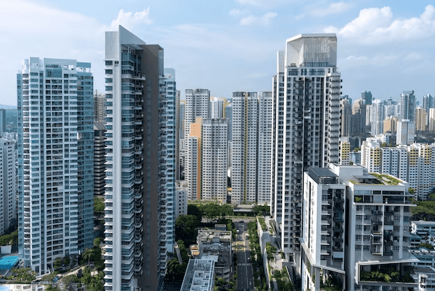 City: tall Buildings, Real Estate Skyline